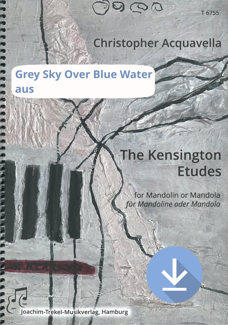 Grey Sky Over Blue Water