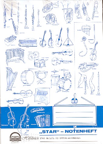 Notenheft DIN A 4 hoch