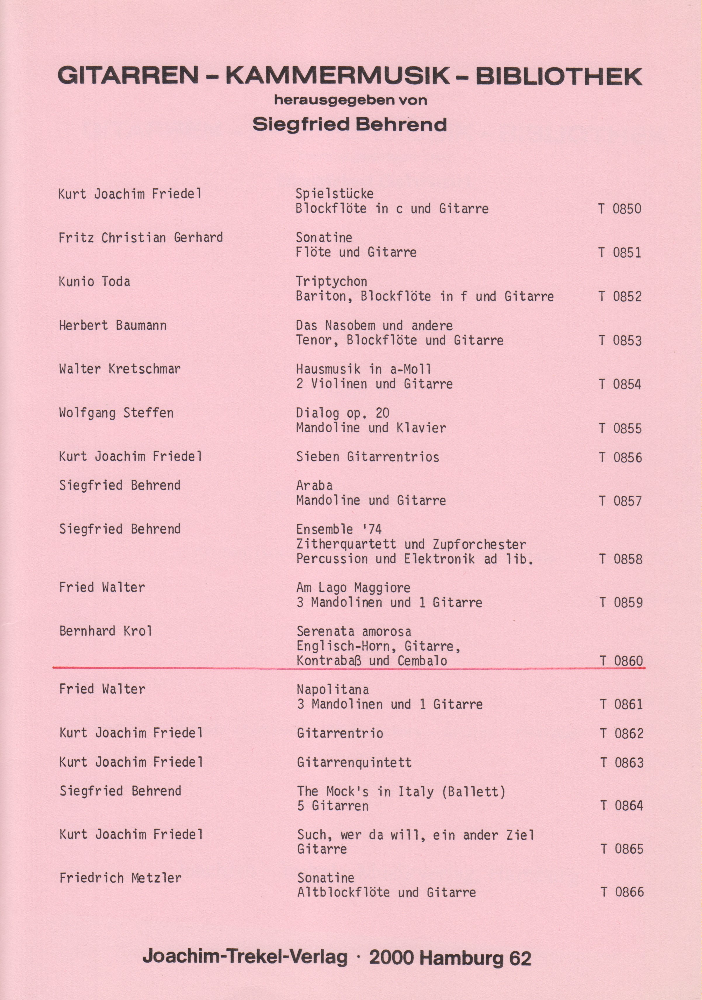 Serenata amorosa op. 57A