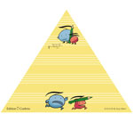 Haftnotizblock "Musik-Dreieck"